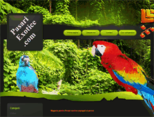 Tablet Screenshot of pasariexotice.com